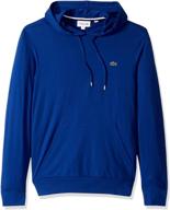 lacoste sleeve hooded t shirt: a comprehensive men's clothing overview for t-shirts & tanks logo