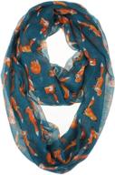 🧣 vivian vincent cartoon infinity steelblue accessories and scarves & wraps for women logo