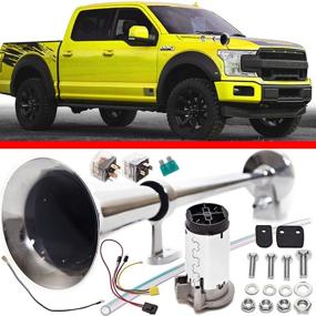 img 4 attached to 🚚 Cobra Tuni Air Horn Kit for Trucks Super Loud 150DB 12V: Advanced Tech, Easy Connect & Optimal Safety