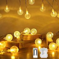 musunia globe string lights: 33ft 100led fairy lights with remote for stunning indoor/outdoor decoration логотип