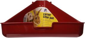 img 1 attached to 🐾 Prevue Pet Products SPV488 Corner Litter Pan for Rabbits and Ferrets - Colors Vary