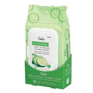 cala cucumber makeup remover cleansing tissues - 60 count logo