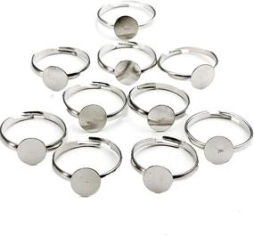 img 3 attached to Discover Ultimate Versatility with Maggie 100PCS Adjustable Jewelry Findings