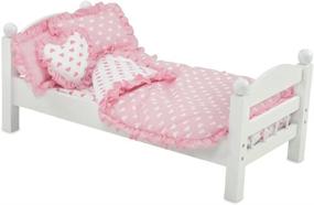 img 3 attached to 🛏️ Enhance Your American Doll's Bed with a Reversible Comforter - Doll Accessories