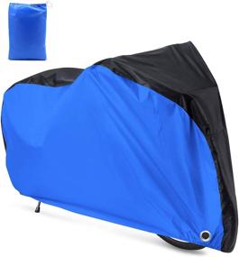 img 4 attached to 🚲 Waterproof XL Bicycle Cover by Roctee - All-Weather Rain, Sun, UV, Dust, and Wind Proof Mountain, Road, Electric, and Hybrid Bike Cover for Outdoor Storage