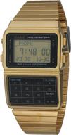 🕒 casio databank dbc611g-1vt: золотой кварцевый часы из нержавеющей стали - японское качество логотип