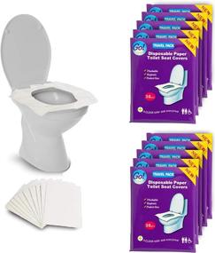 img 4 attached to 🧻 GoHygiene Disposable Toilet Paper - Pack of 80 Sheets, 20 Packs