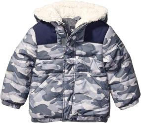 img 4 attached to Heavyweight Sherpa Toddler Winter Jacket - Boys' Clothing for Coats & Jackets