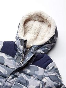 img 2 attached to Heavyweight Sherpa Toddler Winter Jacket - Boys' Clothing for Coats & Jackets