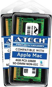 img 3 attached to A-Tech 8 ГБ комплект 2X 4 ГБ RAM DDR3-10600 1333 МГц для Apple Mac Mini iMac середина 2010-2011 поздняя 2011 г. - Улучшите память с MC508LL/A A1311 MC509LL/A MC510LL/A A1312 MC978LL/A MC816LL/A A1347 MC936LL/A