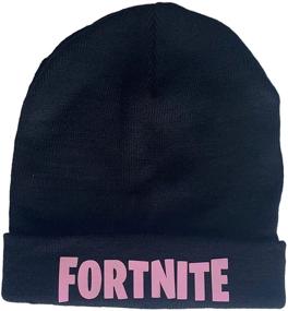 img 1 attached to Fortnite Boys Beanie Gloves Black