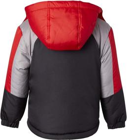 img 1 attached to Fleece Snowboard Hooded Colorblock Winter Boys' Clothing and Jackets & Coats