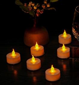 img 3 attached to 🕯️ Anziner Tea Lights Candles - 12 Pack Realistic LED Battery Operated Flameless Tea Lights for Parties, Weddings, Birthdays & more