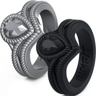 silicone wedding women rinfit rings logo