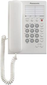 img 1 attached to 📞 Enhance Communication with the Panasonic KXTS550W Integrated Telephone System: HAC and Emergency Button, in White Color