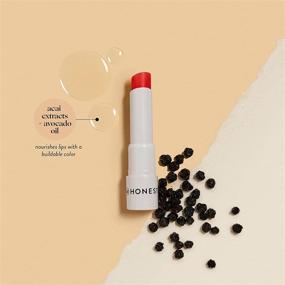 img 1 attached to Honest Beauty Tinted Lip Balm, Summer Melon: Vegan, Cruelty-Free, Paraben and Silicone-Free, Long-Lasting Moisture - 0.141 Oz.
