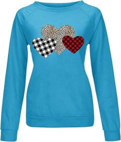 img 2 attached to Womens Christmas Sweatshirts Casual Pullovers Outdoor Recreation