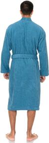 img 3 attached to Premium Turkish Bathrobe X Large 🛀 Niagara - Wrap Yourself in Luxury with TowelSelections!