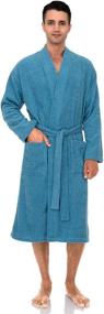 img 1 attached to Premium Turkish Bathrobe X Large 🛀 Niagara - Wrap Yourself in Luxury with TowelSelections!