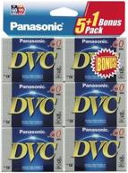 panasonic mini-dv videocassette box set - 5 tapes with bonus extra logo