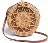 👜 ручные сумки и кошельки "handmade rattan bohemian" для женщин от lanpet логотип