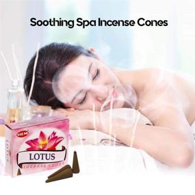 img 2 attached to 🌺 Lotus - Premium HEM Incense: 12 Boxes, 10 Cones Each - Authentic Scented Indian Incense