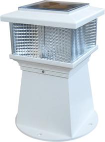 img 2 attached to Enhanced Visibility with Dock Edge + Solar Piling Light in White