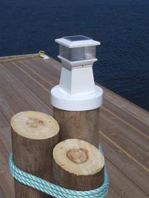 img 1 attached to Enhanced Visibility with Dock Edge + Solar Piling Light in White