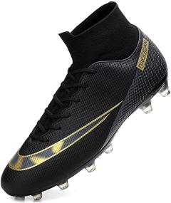 img 4 attached to YEFDG Men's Football Comfort Shoes: Ultimate Athletic Performance and Comfort