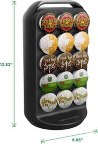 img 2 attached to ☕️ Organize Your Coffee Pods with the Mind Reader Carousel Coffee Pod Holder – Pack of 1, Black