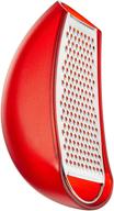 alessi parmenide cheese grater red logo