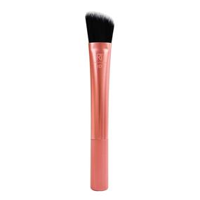 img 2 attached to 🌸 Real Techniques Cruelty Free Foundation Brush: Uniquely shaped, color coded, and with synthetic custom cut bristles for even & streak free makeup application