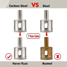 img 1 attached to 💎 Diamond Genround Hollow Ceramic Porcelain Cutting Tools: Unleashing Precision and Durability