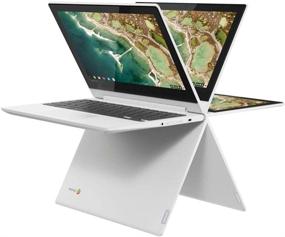 img 4 attached to Lenovo Chromebook 2-in-1 Convertible Laptop, 11.6-Inch HD IPS Display, MediaTek Processor, 4GB RAM, 32GB Storage, Chrome OS - Blizzard White