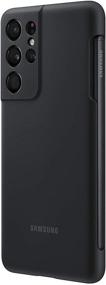 img 3 attached to Samsung Galaxy S21 Ultra Silicone Case with S-Pen Bundle - Black (US Version): Enhanced Protection and Ultimate Convenience