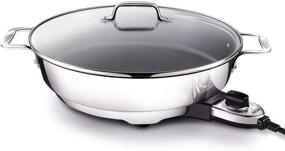 img 4 attached to 🍳 All-Clad SK492 Electric Skillet: Adjustable Temperature Dial, 7 Quart Stainless Steel