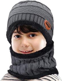 img 4 attached to 🧢 Maylisacc Winter Beanie Touchscreen Boys' Accessories for Enhanced Warmth in Cold Weather