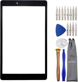 img 4 attached to 📱 High-Quality Black Glass Screen Replacement for Samsung Galaxy Tab A 8.0 2019 Wi-Fi T290 SM-T290 - Sunways