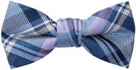 👦 boy's tartan plaid woven bow tie by spring notion logo