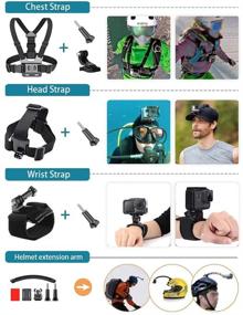 img 3 attached to 🎥 Artman Action Camera Accessories Kit 58-in-1: The Ultimate GoPro Hero 10/9/8 Black, Max, and More Compatible Bundle!