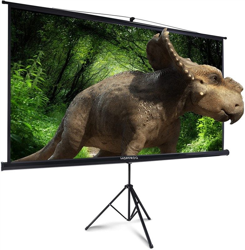 outdoor projector screen stand projection 로고