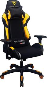 img 1 attached to 🎮 Enhance Your Gaming Experience with Raynor Gaming Energy Pro Chair in Vibrant Yellow