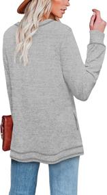 img 3 attached to Womens Sweatshirts Lightweight Pullover Sweaters Outdoor Recreation