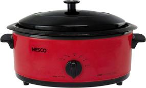 img 4 attached to NESCO 4816 12 Roaster Porcelain Cookwell