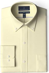 img 4 attached to 👕 Effortlessly Stylish Men's Clothing: BUTTONED Classic Button Collar Non Iron Pocket Shirts