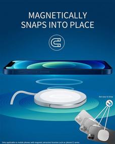 img 1 attached to KakuKa Wireless Charger: Anker/Samsung Fast Charger, 15W/7.5W Fast Charging for iPhone 12/11/Pro/XR/XS/AirPods, Samsung Galaxy S21/S20