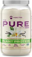 🌱 nectis madagascar vanilla plant protein: 35g protein 6g bcaas, 2.24lbs (1016g) - ultimate source of pure plant protein logo