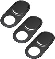 🔒 ultra-thin metal webcam cover - protect your privacy & security (3 pack) logo