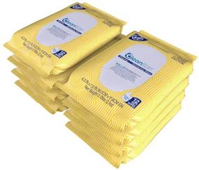 img 4 attached to Cleanitize Disinfectant Wipes Bundle - 12ct, 8-pack - Fresh Scent, One Step Cleaning and Disinfecting - Made in the USA