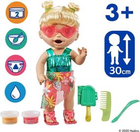 img 2 attached to Optimized Search: Baby Alive Waterplay Dolls & Accessories - Sunshine Summer Themed
